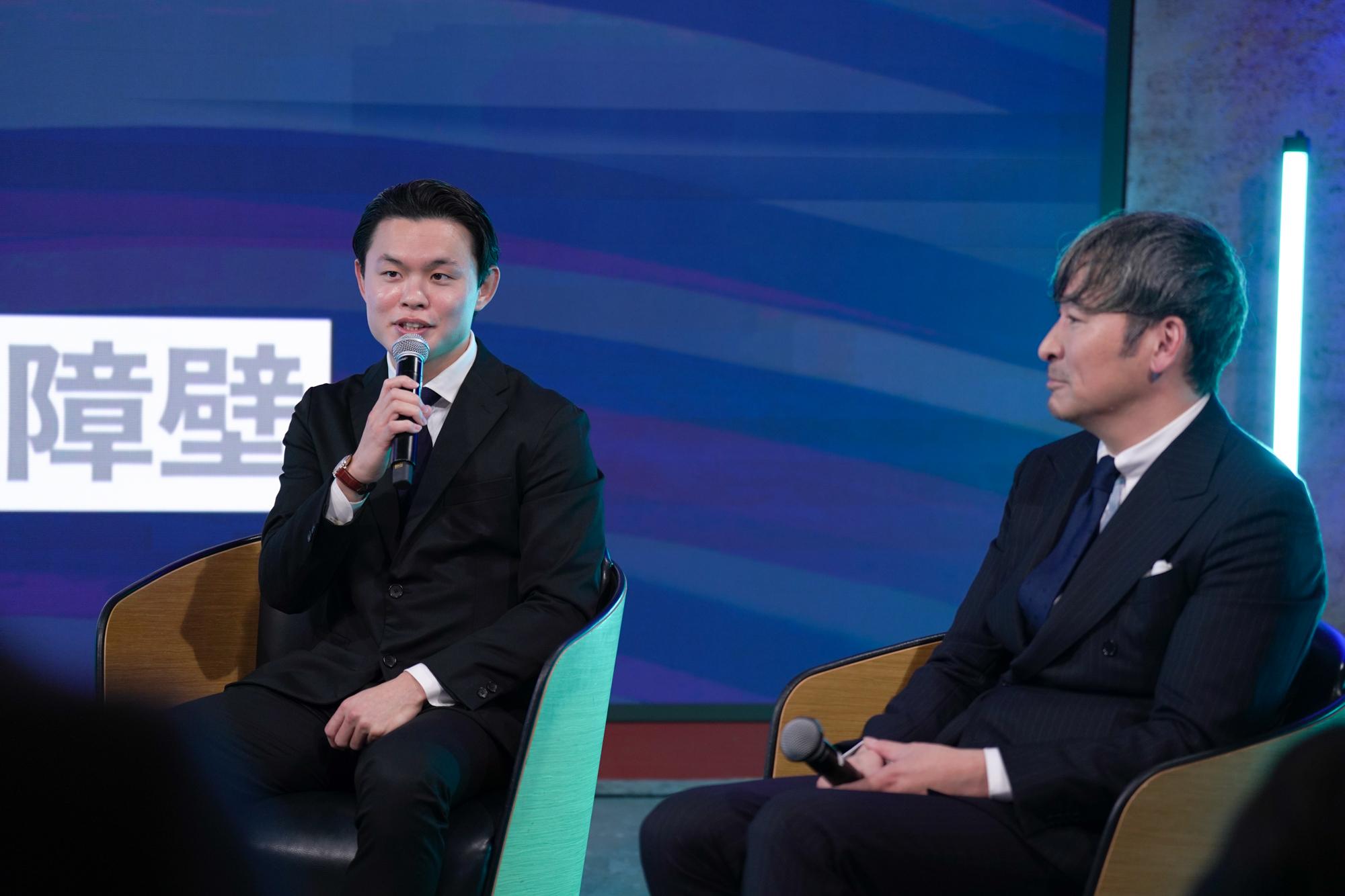 佐俣氏と中馬氏